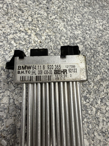 BMW 3 Series E46 M3 E83 X3 Heater Blower Motor Final Stage Resistor FSR 6920365