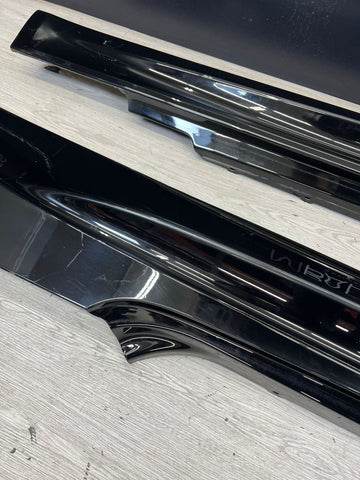 BMW 08-13 E93 M3 Convertible Side Skirts Pair Genuine OEM Jet Black