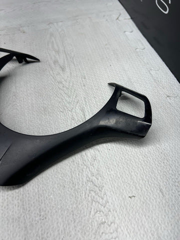 08-13 BMW E90 E92 E93 M3 Lower Steering Wheel Trim Cover Plate Black