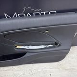 01-06 BMW E46 M3 FRONT PASSENGER RIGHT SIDE DOOR PANEL CARD BLACK OEM