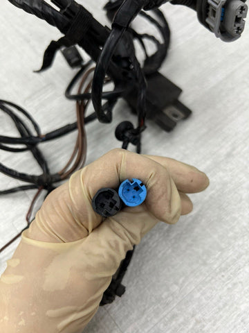 01-06 BMW E46 M3 FRONT LEFT XENON HEADLIGHT HARNESS WIRES BODY HARNESS PLUGS