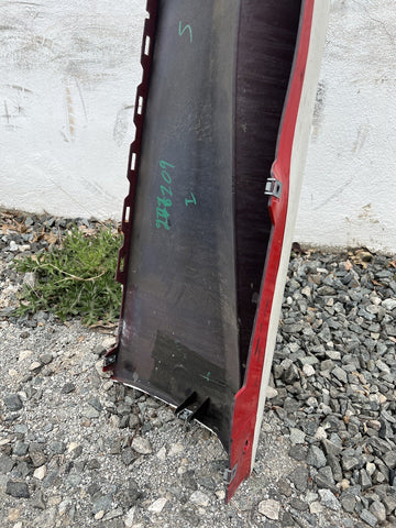 15-19 FERRARI 488 GTB Spider Left Driver  Sideskirt Side Skirt ROSSO RED *Damage