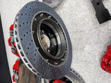 NEW 01-06 BMW E46 M3 BREMBO Big Brake Kit Red Calipers Rotors Set Plug & Play