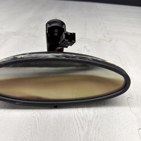 01-06 BMW E46 M3 Rearview Rear View Oval Mirror *Damage