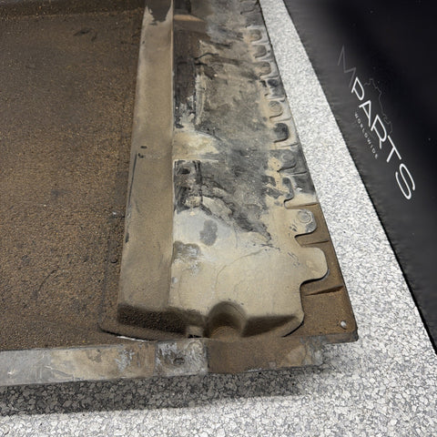 01-06 BMW E46 M3 OEM Lower Belly Pan Under Engine Panel *Crack*