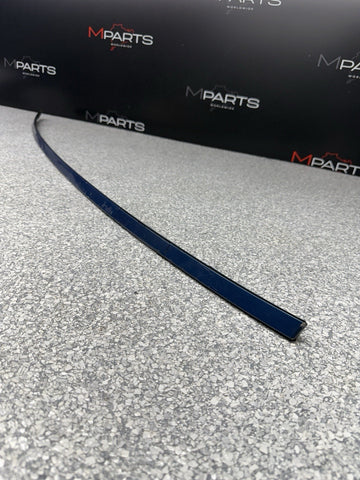 BMW E46 325 330 M3 Roof Rack Molding Rail Gutter Trim Right Passenger Topaz Blue