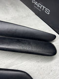 01-06 BMW E46 M3 Convertible Door Arm Rest Armrest Pads Black *4 Broken Tabs