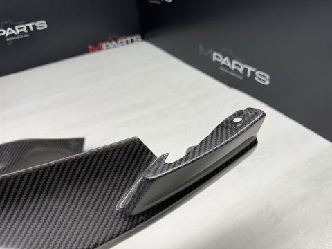 BMW 21-26 G80 G82 G83 M3 M4 Front Bumper Lower Molding Splitters Carbon Fiber