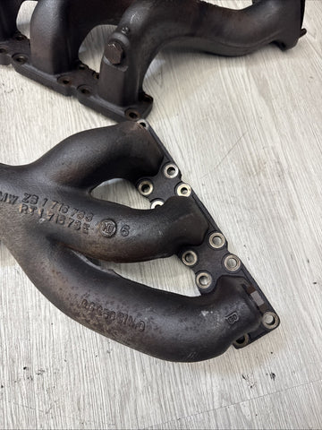 91-96 BMW E36 320 325 525 M3 M50 S50 Rear Engine Motor Exhaust Manifold Set OEM