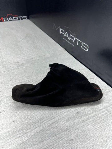 01-06 BMW E46 M3 EMERGENCY PARKING E BRAKE SUEDE BOOT TRI STITCH