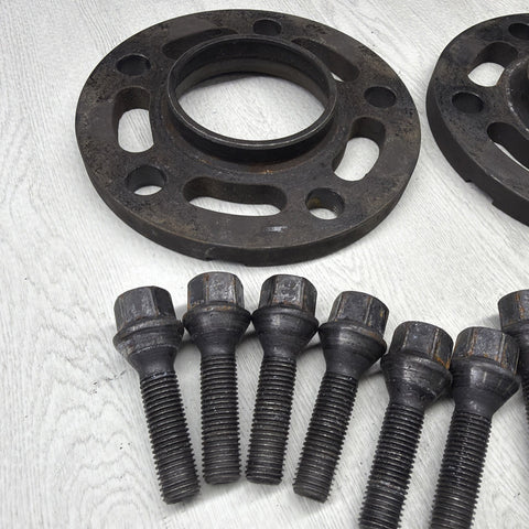 12.5MM Spacers + Extended Bolts PAIR 5x120 BMW Turner Motorsport
