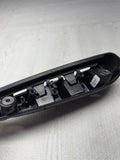 01-06 BMW OEM E46 M3 Convertible Brushed Aluminum/Black Trims Armrests Rear Pair