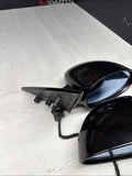 01-06 BMW E46 M3 Side View Door Mirrors Pair Jet Black