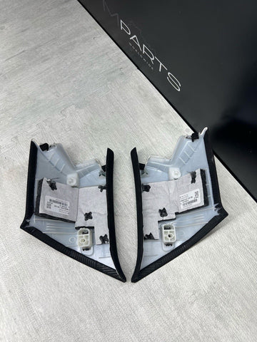 BMW 20-25 X6 X6M G06 F96 Rear Left & Right Alcantara C Pillar Pillars Trims