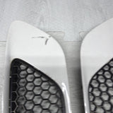 08-13 BMW E90 E92 E93 M3 Hood Scoops Space Pair 8042978 Alpine White *Tabs*