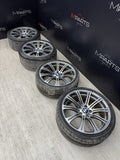 08-13 OEM BMW E90 E92 E93 M3 Wheels Rims Style 220M Silver 19x8.5 19x9.5