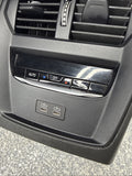 19-26 BMW G20 330 G80 M3 REAR CENTER CONSOLE AC VENT DUCT TRIM COVER PANEL BLACK