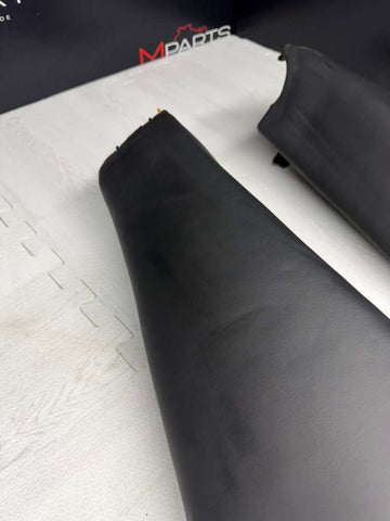 BMW E46 01-05 325ci 330ci M3 Coupe Rear Side Seat Bolsters Black