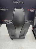 OEM 15-18 BMW F80 M3 FRONT LEATHER SEAT SEATS CUSHION INTERIOR BLACK