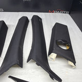 08-13 BMW E92 M3 OEM ABC PILLAR PILLARS BLACK PAIR SET *NOTES*