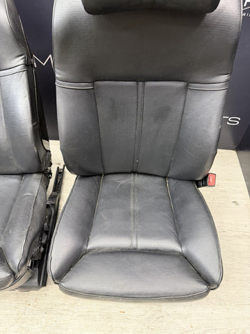 BMW 06-07 E60 M5 Sedan Front Seats Leather Heated Black