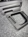 01-06 BMW E46 M3 Convertible Interior Armrests Trim Set Brushed Aluminum