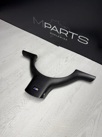 OEM 01-06 BMW E46 M3 Lower Steering Wheel Trim Cover Plate Black
