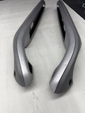 01-06 BMW E46 M3 Brushed Aluminum/Grey Door Trim Armrests Front