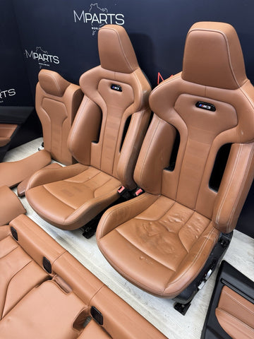 BMW F80 M3 15-20 Amaro Brown Front Competition Seats Interior Dash *Notes*