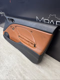 01-06 BMW E46 M3 PASSENGER RIGHT SIDE DOOR PANEL CARD CINNAMON OEM