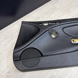 01-06 BMW E46 M3 PASSENGER RIGHT SIDE DOOR PANEL CARD BLACK OEM