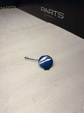 BMW E46 3 Series M3 Front Tow Hook Eye Cover 2695250 OEM Blue