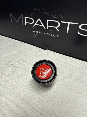 BMW 08-13 E90 E92 E93 M3 E82 135 335 Red Start Stop Black Ring Set