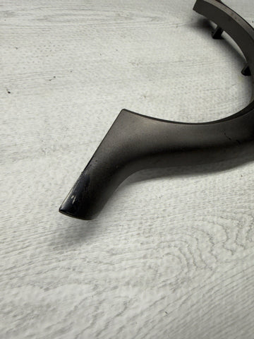 OEM 01-06 BMW E46 M3 Lower Steering Wheel Trim Cover Plate Titan Shadow Grey