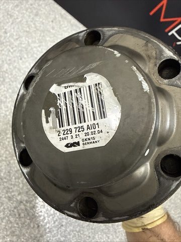 01-06 BMW E46 M3 Left Driver Rear Axle CV Shaft OEM 2229725