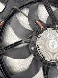 15-20 OEM BMW F80 F82 F83 M3 M4 Electric Radiator Cooling Fan w/Shroud *Cracked