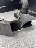 BMW E46 M3 OEM (2001-2006) BRAKE AIR INLET DUCTS + BRACKETS PAIR *1 BROKEN TAB