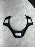 08-13 BMW E90 E92 E93 M3 Lower Steering Wheel Trim Cover Plate Black