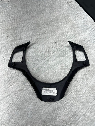 08-13 BMW E90 E92 E93 M3 Lower Steering Wheel Trim Cover Plate Black
