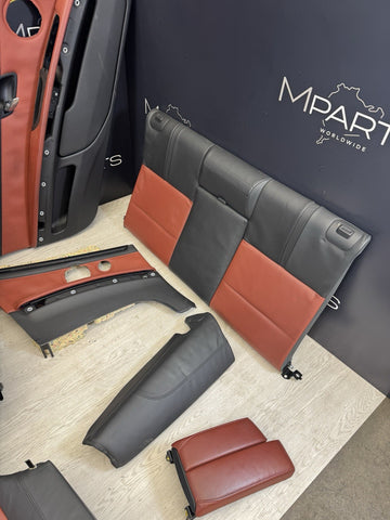 08-13 BMW E93 M3 OEM Complete Convertible Interior Fox Red Black *Notes*