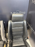 1983-1993 BMW E30 318i 320i 323i 325i Sport Seat Set Black Leather *Notes*