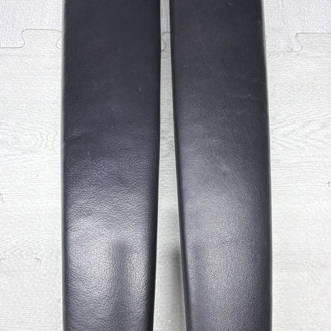 01-06 BMW OEM E46 M3 Coupe Convertible Trim Armrest Pads Set Black 8238622