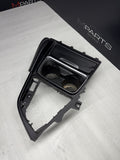 15-20 BMW F80 F82 F83 M3 M4 Front Cup Holder Center Console Trim White Stitching