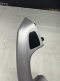 01-06 BMW E46 M3 Brushed Aluminum/Grey Door Trim Armrest Right Front Passenger