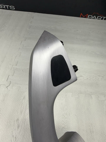 01-06 BMW E46 M3 Brushed Aluminum/Grey Door Trim Armrest Right Front Passenger