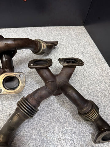 BMW F06 F10 F13 F85 M5 M6 M8 X5 X6 4.4L Twin Turbo Exhaust Manifold Set OEM
