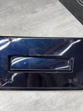 BMW E46 M3 01-06 Front License Plate Base 51112694726 2694726 Carbon Black OEM