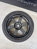 (1) 18x8 +35 Avid 1 AV-06 5x114.3 Matte Black Rim Wheel