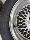 Set of 4 15x8 AVID1 AV18 4x100 25 Silver Machined Lip Wheel Rim 73.1