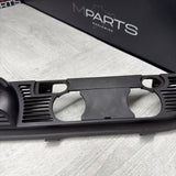 01-06 BMW E46 CONVERTIBLE REAR SEAT ROLLOVER BAR TRIM COVER 8204279 OEM BLACK